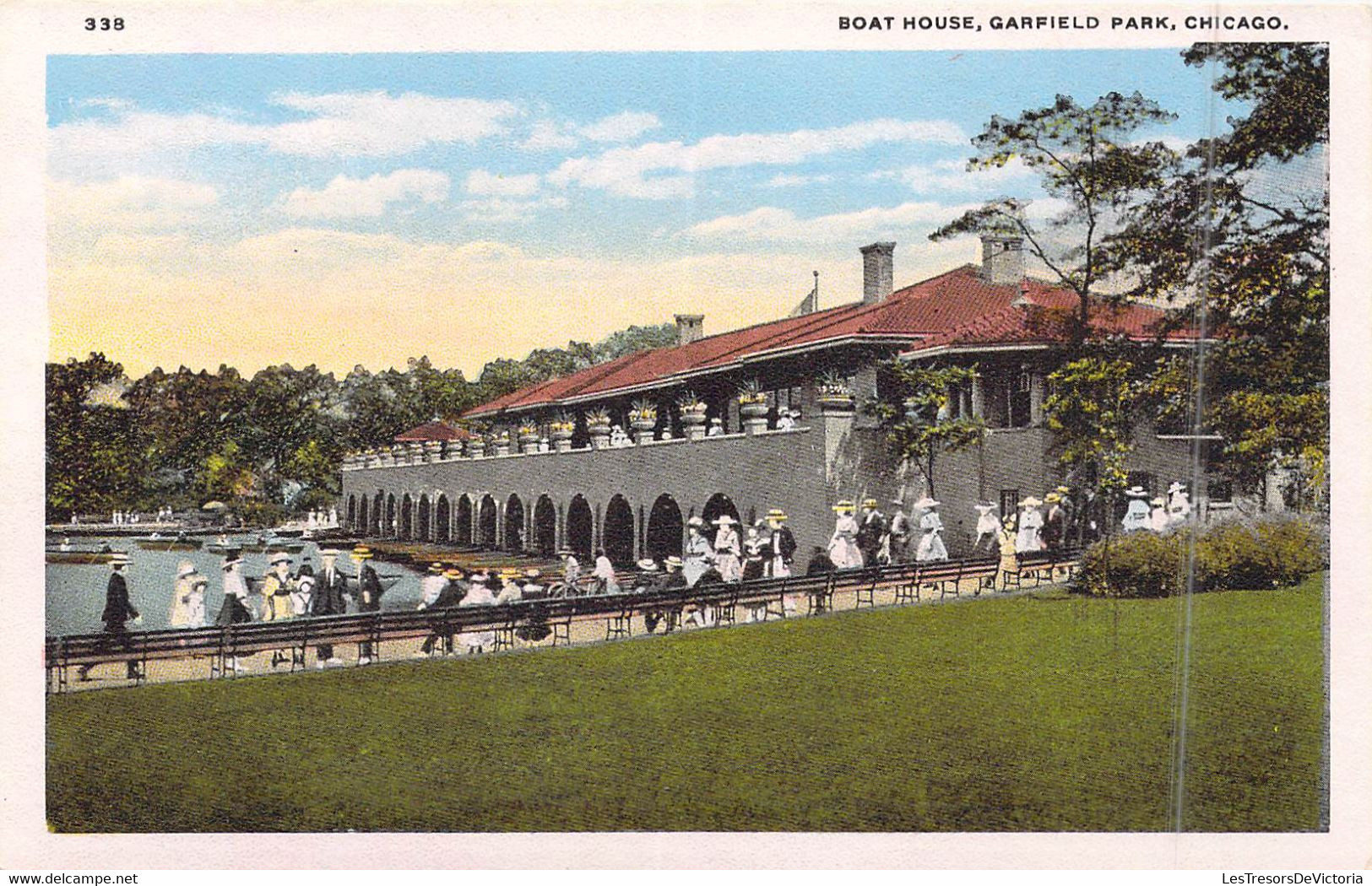 ETATS-UNIS - Illinois - Chicago - Boat House - Garfield Park - Carte Postale Ancienne - Chicago