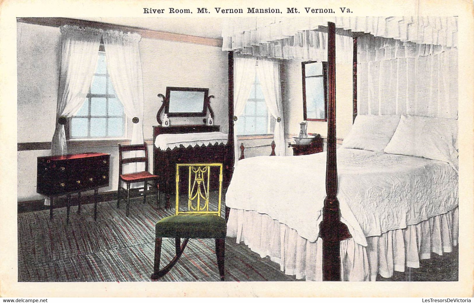 ETATS-UNIS - Virginia - Vernon - River Room - Vernon Mansion - Carte Postale Ancienne - Otros & Sin Clasificación