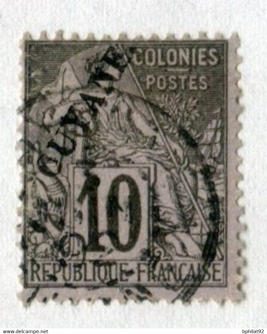 !!! GUYANE 10 C ALPHEE DUBOIS N°20 OBLITERE - Gebraucht