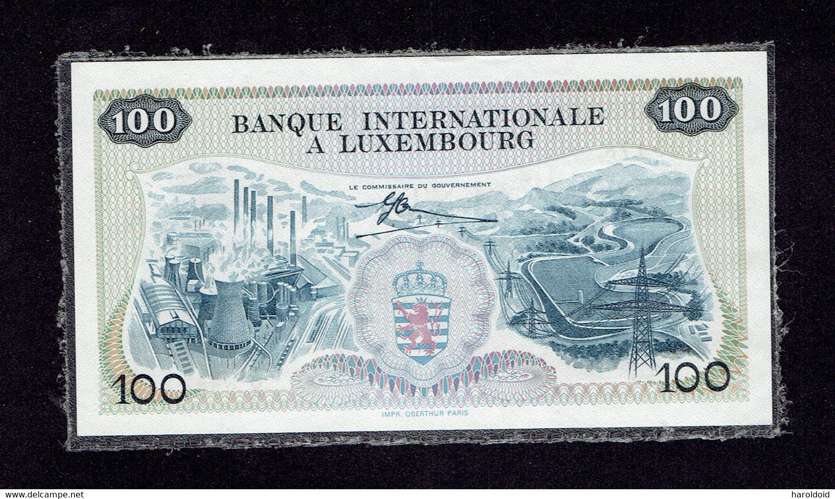 LUXEMBOURG 100 F - 1 MAI 1968 - NEUF - Lussemburgo