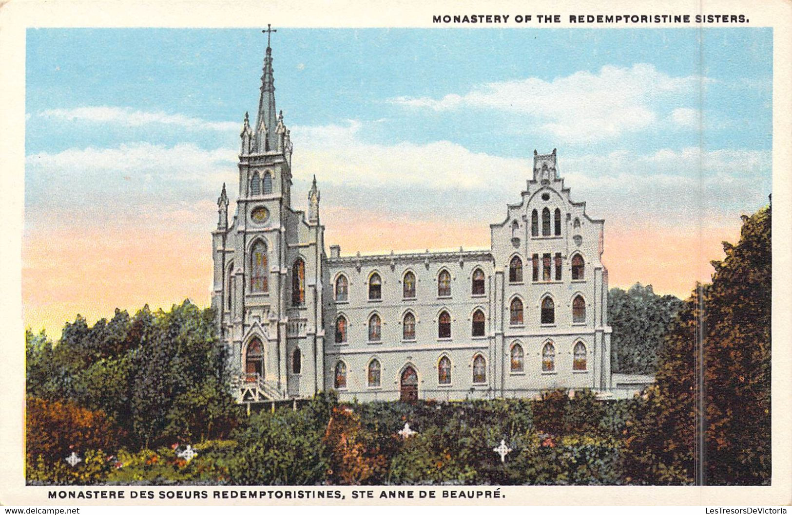 CANADA - Québec - Ste Anne De Beaupré - Monastère Des Sœurs Rédemptoristes - Carte Postale Ancienne - Ste. Anne De Beaupré