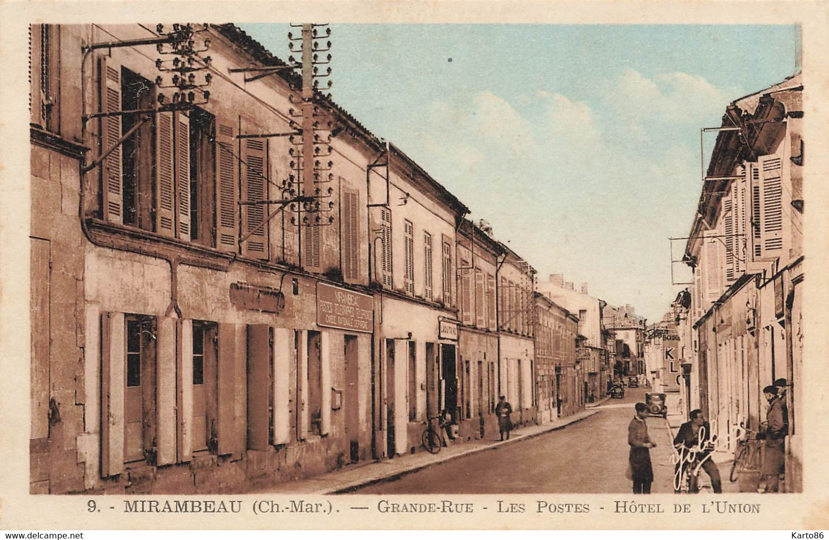 Mirambeau * La Grande Rue * Les Postes * Hôtel De L'union - Mirambeau