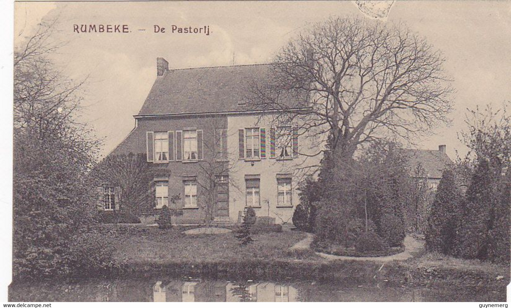 ROESELARE RUMBEKE Pastorij Duitse Kaart  1° W.O. - Roeselare