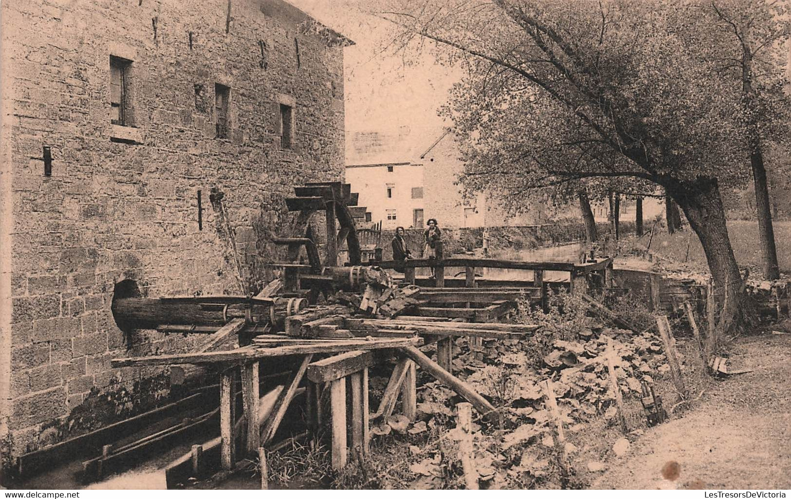 BELGIQUE - Hotton - Le Moulin - Edition De L'hotel De La Vallée - Carte Postale Ancienne - - Hotton