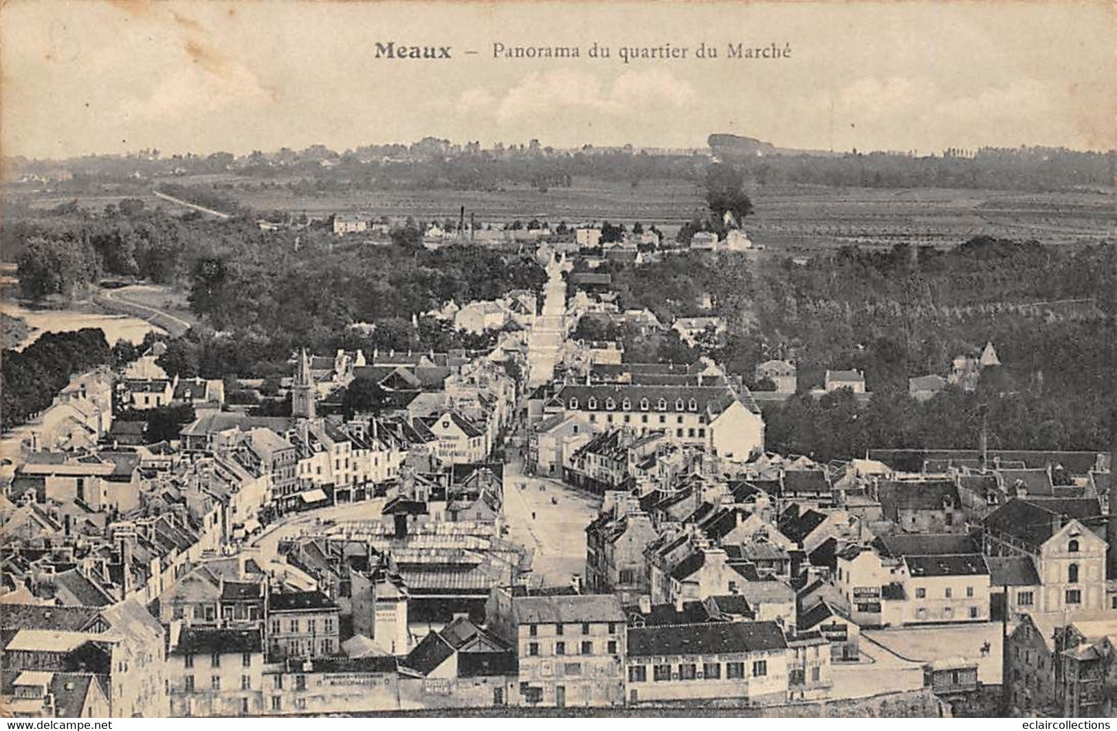 Meaux           77          Panorama Du Quartier Du Marché                 (voir Scan) - Meaux