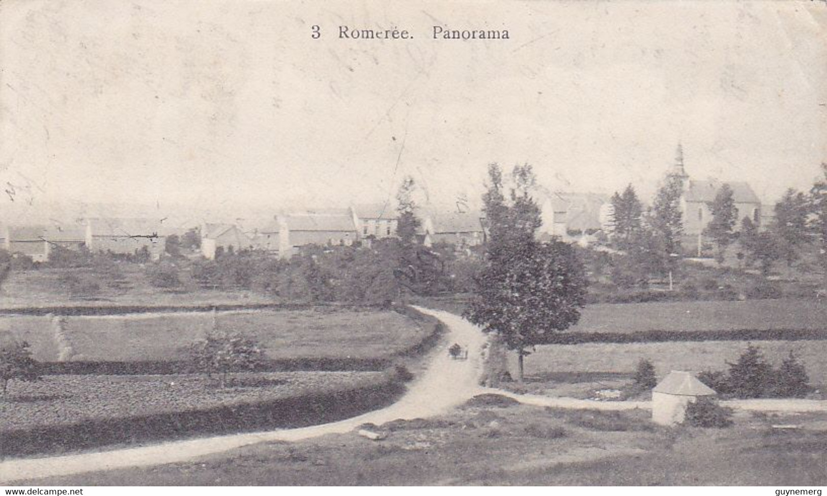 ROMEREE Doische Panorama  Carte Allemande 1° WW - Doische