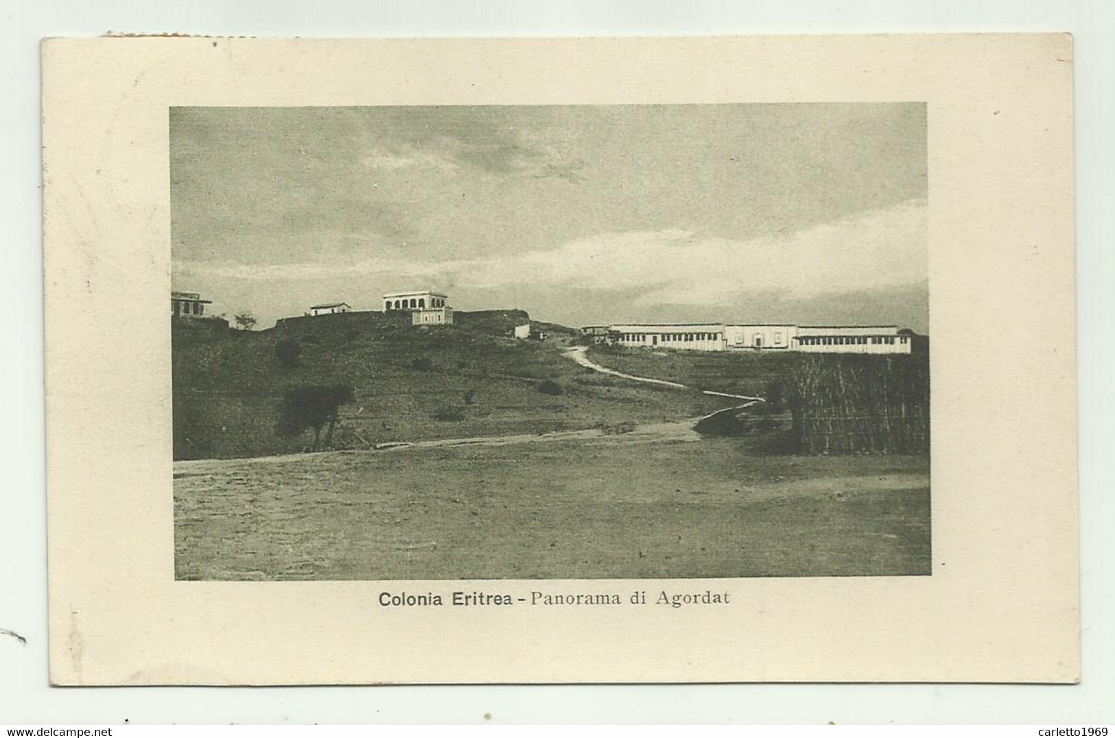 COLONIA ERITREA - PANORAMA DI AGORDAT -  VIAGGIATA FP - Erythrée