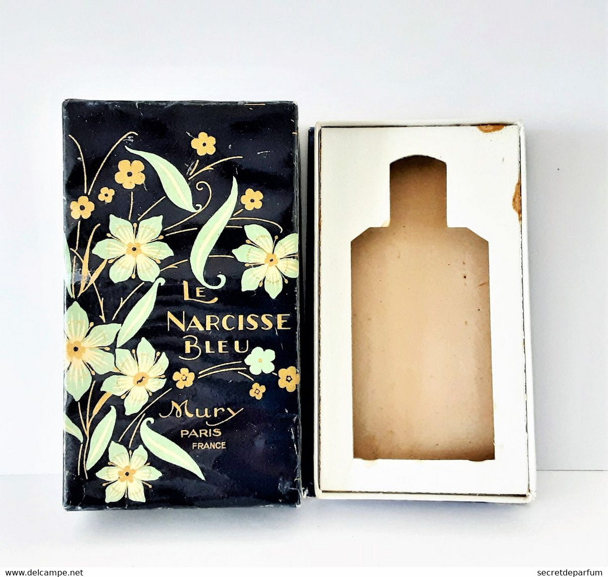 Miniatures De Parfum FLACON  De PARFUM  LE  NARCISSE BLEU  De MURY   Hauteur 9.5 Cm + Boite 11 Cm X 6.5 Cm - Ohne Zuordnung