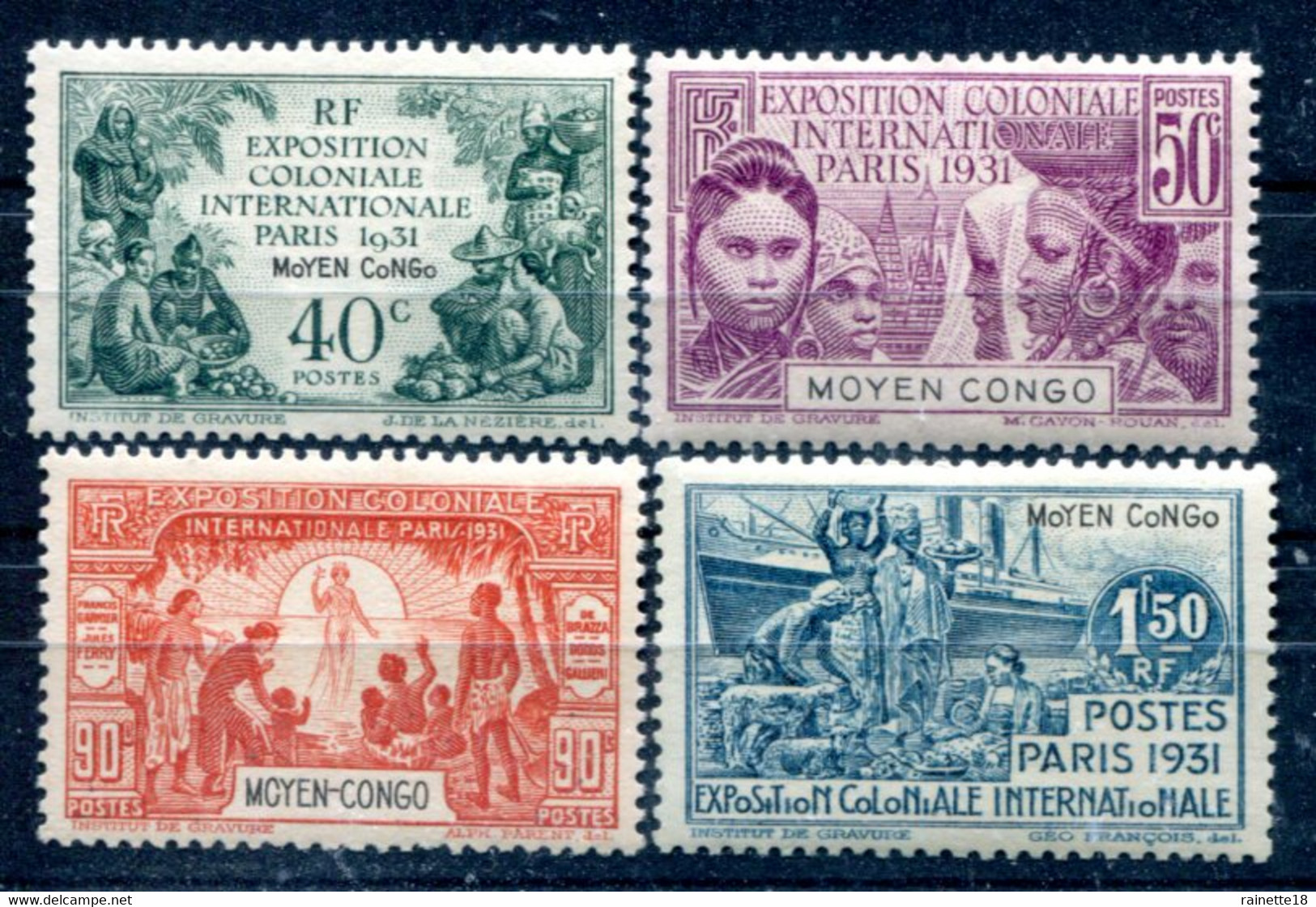 Congo           109/112 ** - Unused Stamps