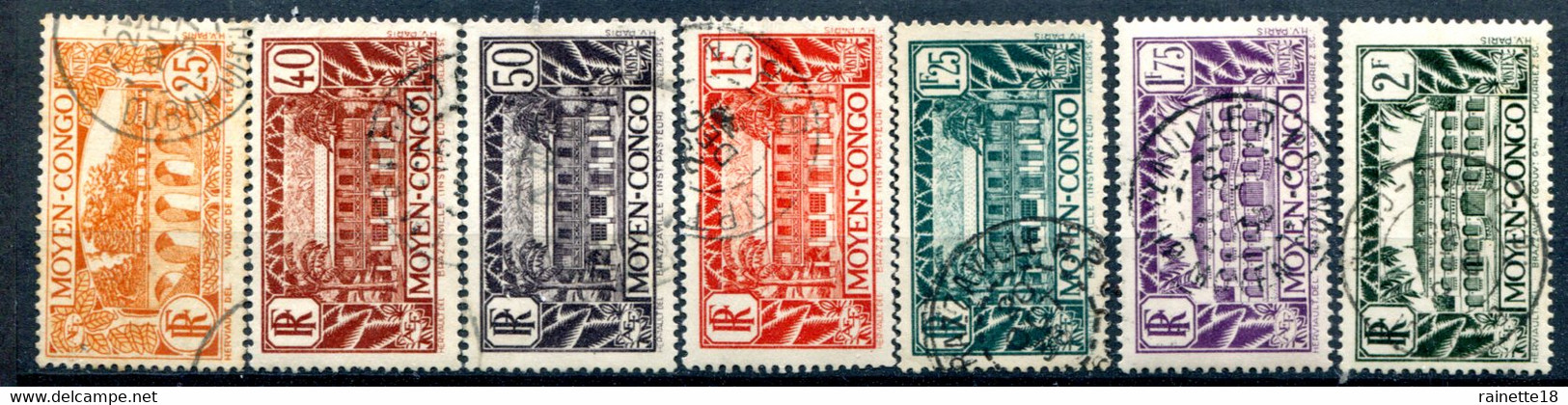 Congo                  Divers Oblitérés Entre Le N° 120 Et Le N° 130 - Used Stamps