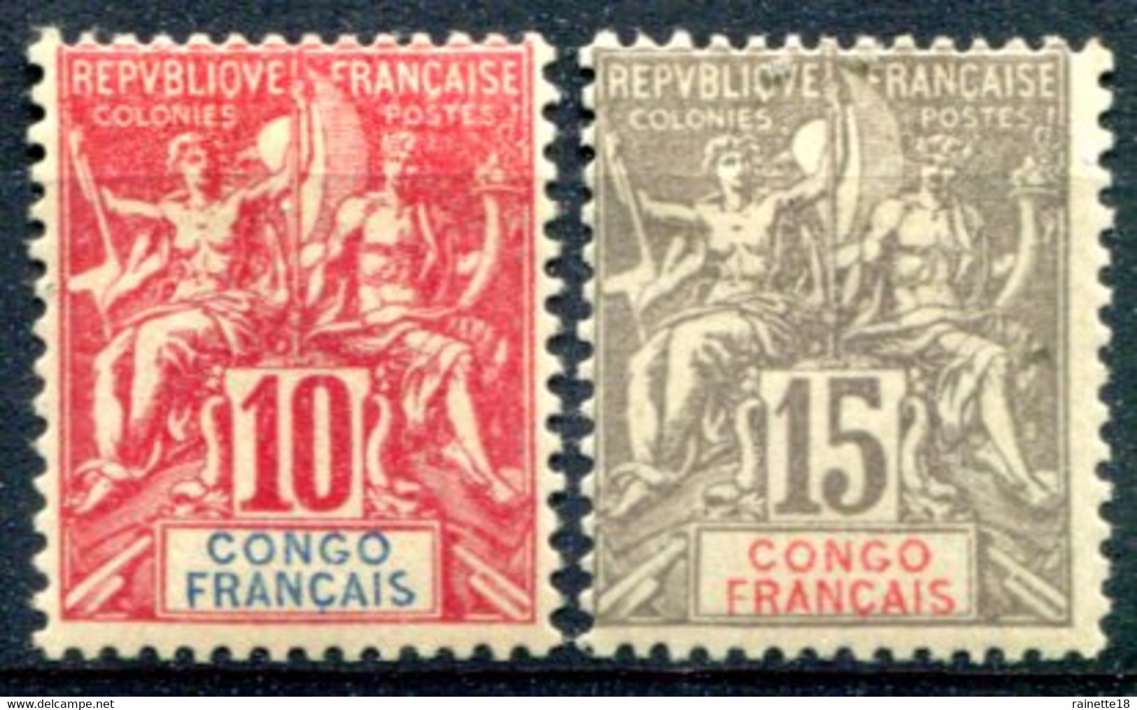 Congo         N°  42/43 * - Ongebruikt