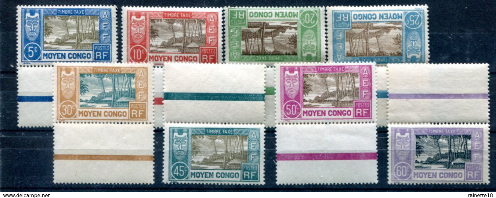 Congo          Taxes   N°  12/19 ** - Unused Stamps