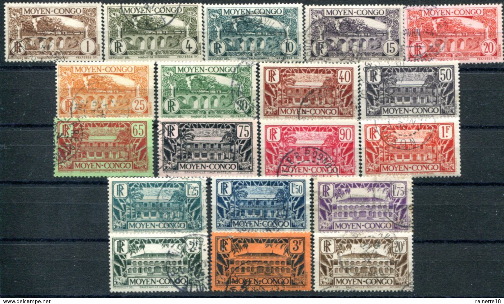 Congo               19 Valeurs De La Série 113/134   Oblitérés - Used Stamps