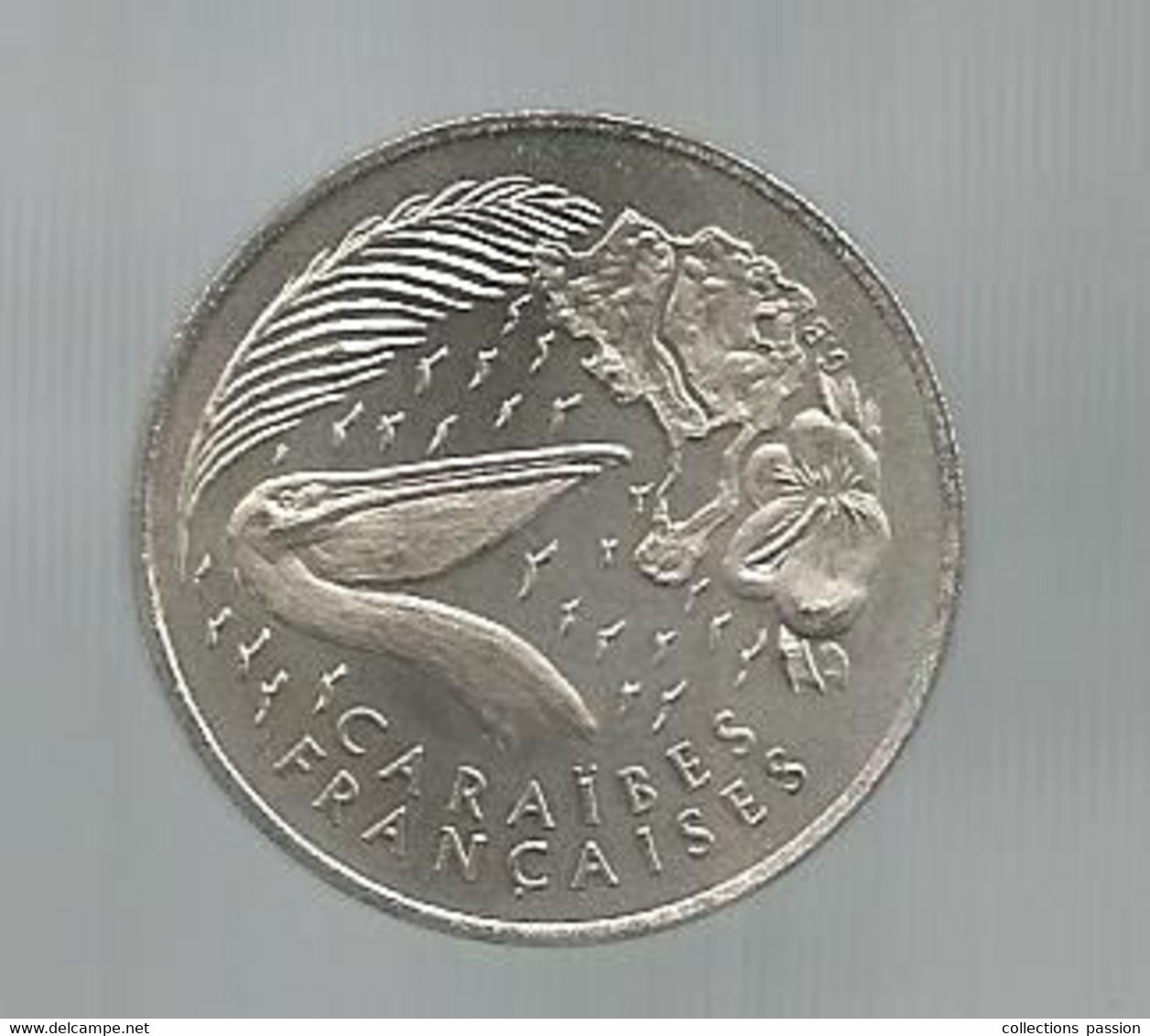 JC, Euros Des Villes, 3 Euro De L'ile De SAINT MARTIN , CARAÏBES FRANCAISES , 1996,  2 Scans - Euro Der Städte