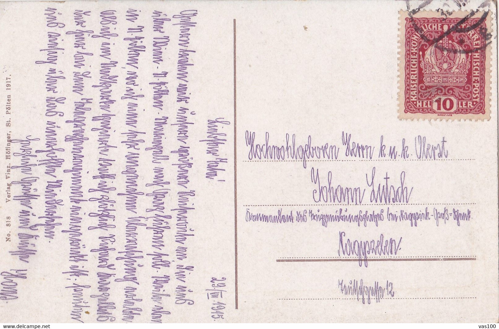ST. POLTEN - RATHAUSPLATZ 1915 - St. Pölten