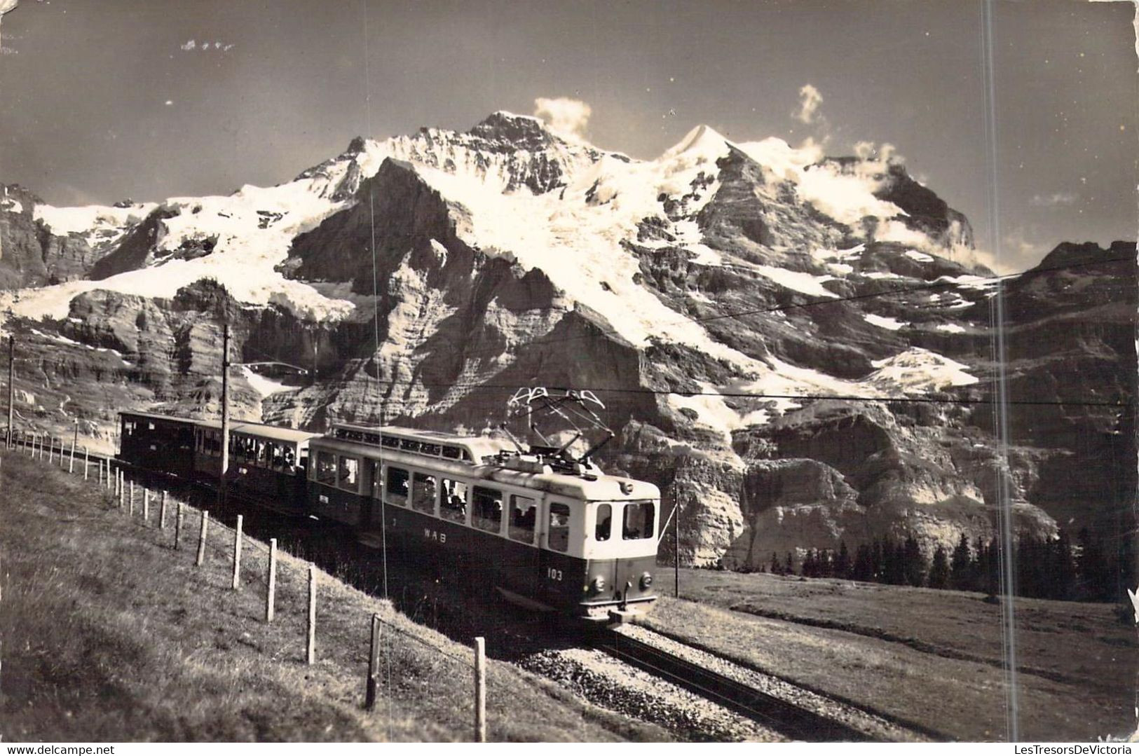 SUISSE - Wengernalpbahn - Lauterbrunnen - Wengernalp - Train - Montagne - Carte Postale Ancienne - Lauterbrunnen