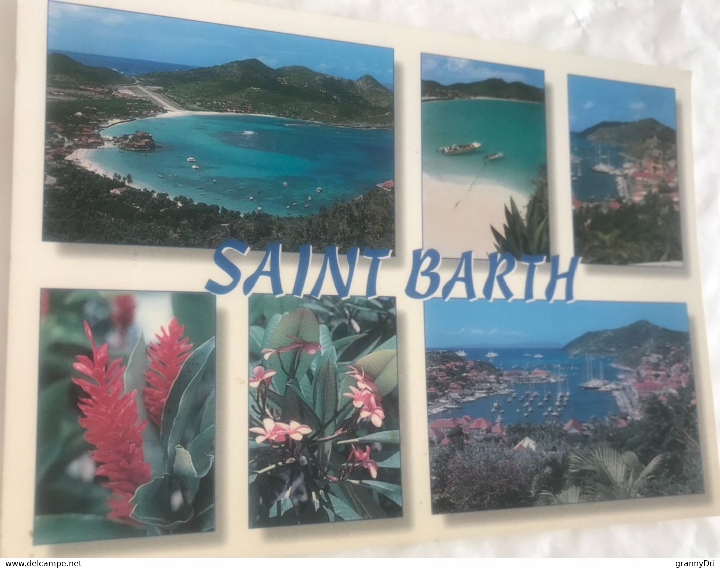 97133 - 97701 Saint Barthelemy 2001 6 Vues Gustavia Port Yatch Voiliers Plages Piste D Aviation Fleurs -ed Sud B47 - Saint Barthelemy