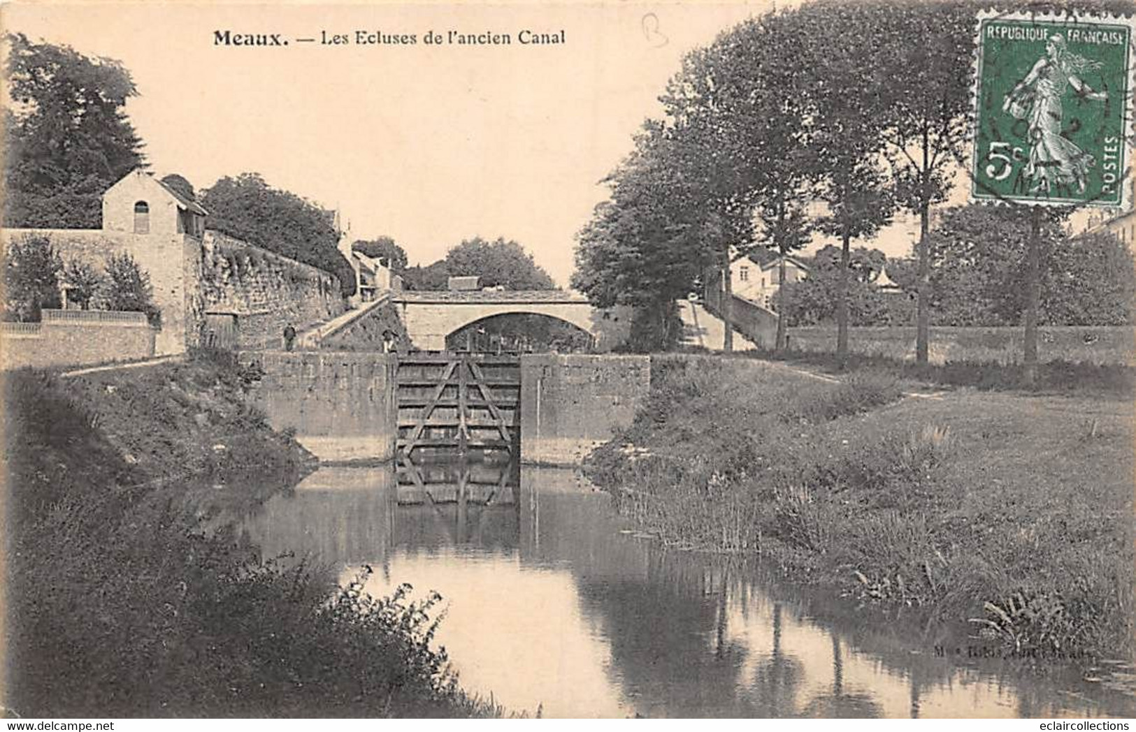 Meaux         77           Les écluses De L'ancien Canal            (voir Scan) - Meaux