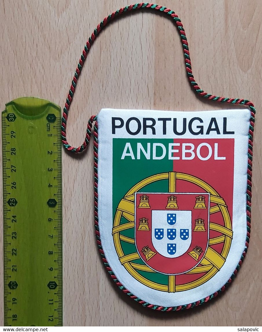 Portugal Handball Federation  PENNANT, SPORTS FLAG  SZ74/57 - Palla A Mano