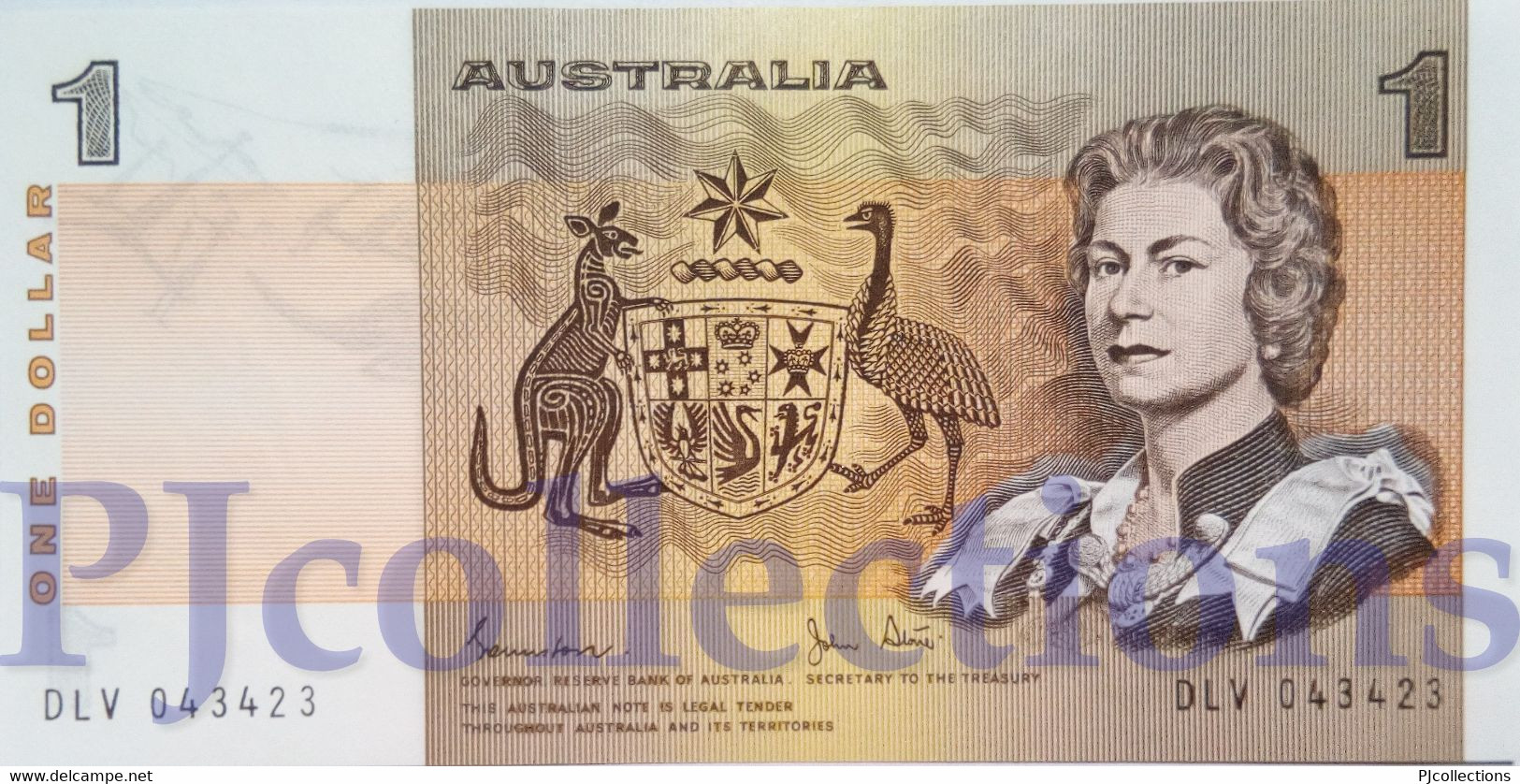 AUSTRALIA 1 DOLLAR 1983 PICK 42d UNC - 1974-94 Australia Reserve Bank (Banknoten Aus Papier)