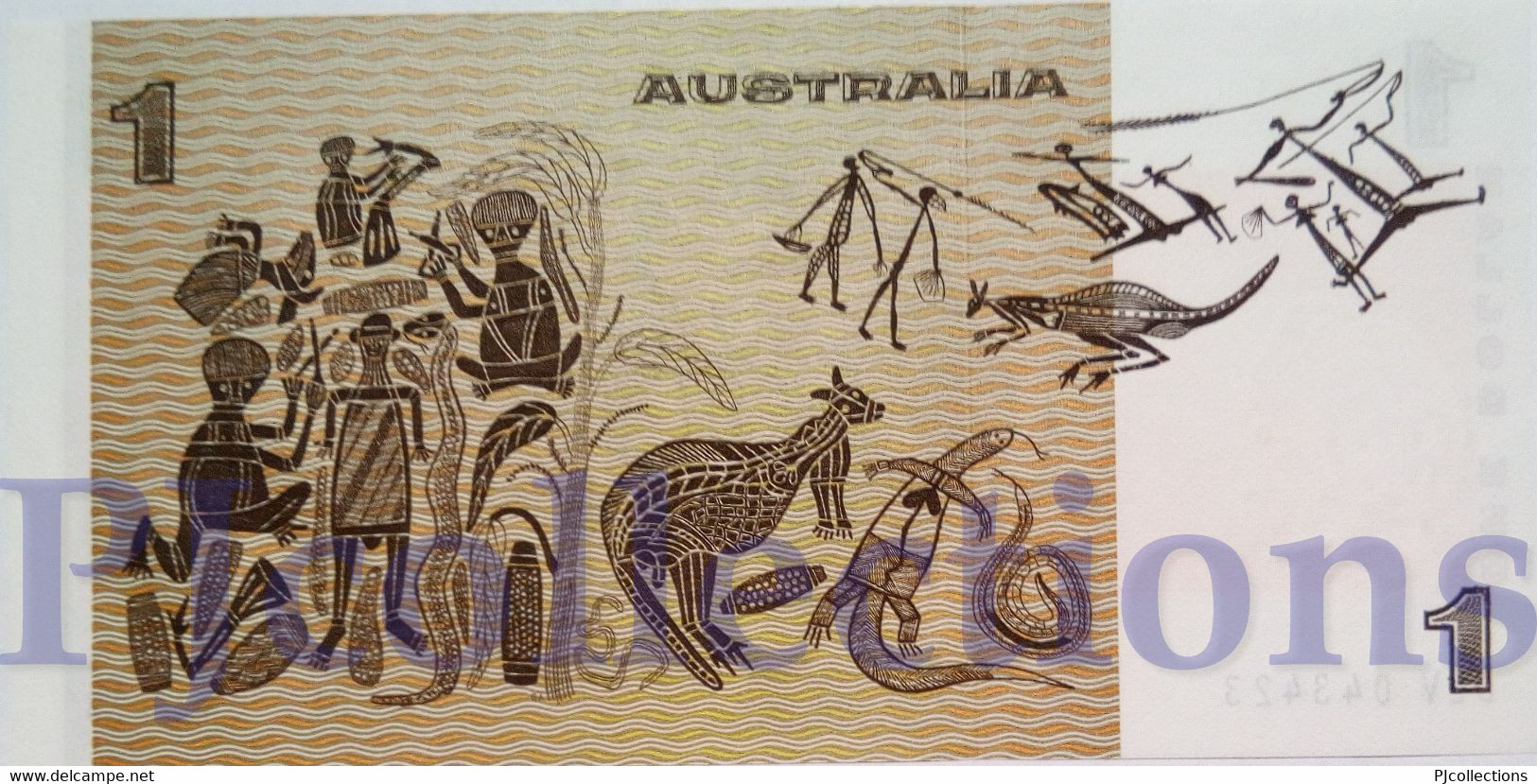 AUSTRALIA 1 DOLLAR 1983 PICK 42d UNC - 1974-94 Australia Reserve Bank (paper Notes)