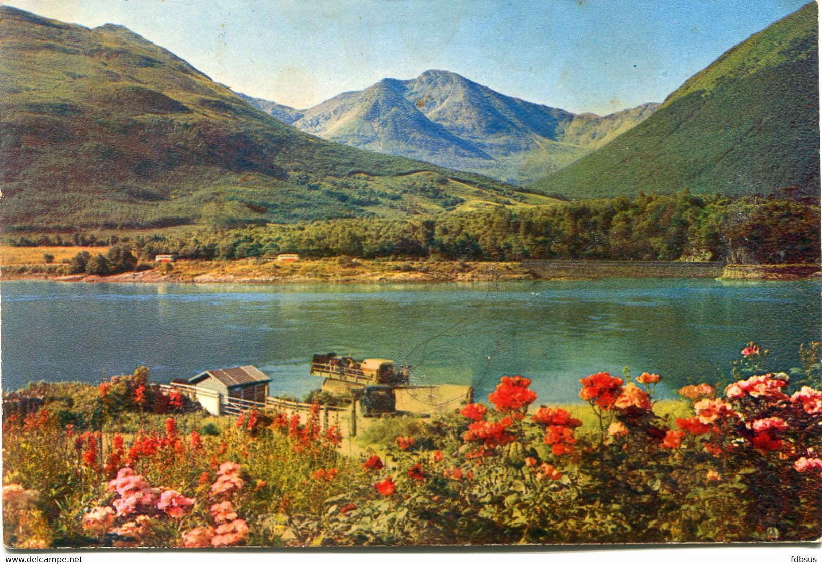 1969 Ballachulish Ferry And Sgurr Dhonuill - Ed. Millar And Lang Ltd 115 - REF 176 - Card To Belgium - Inverness-shire