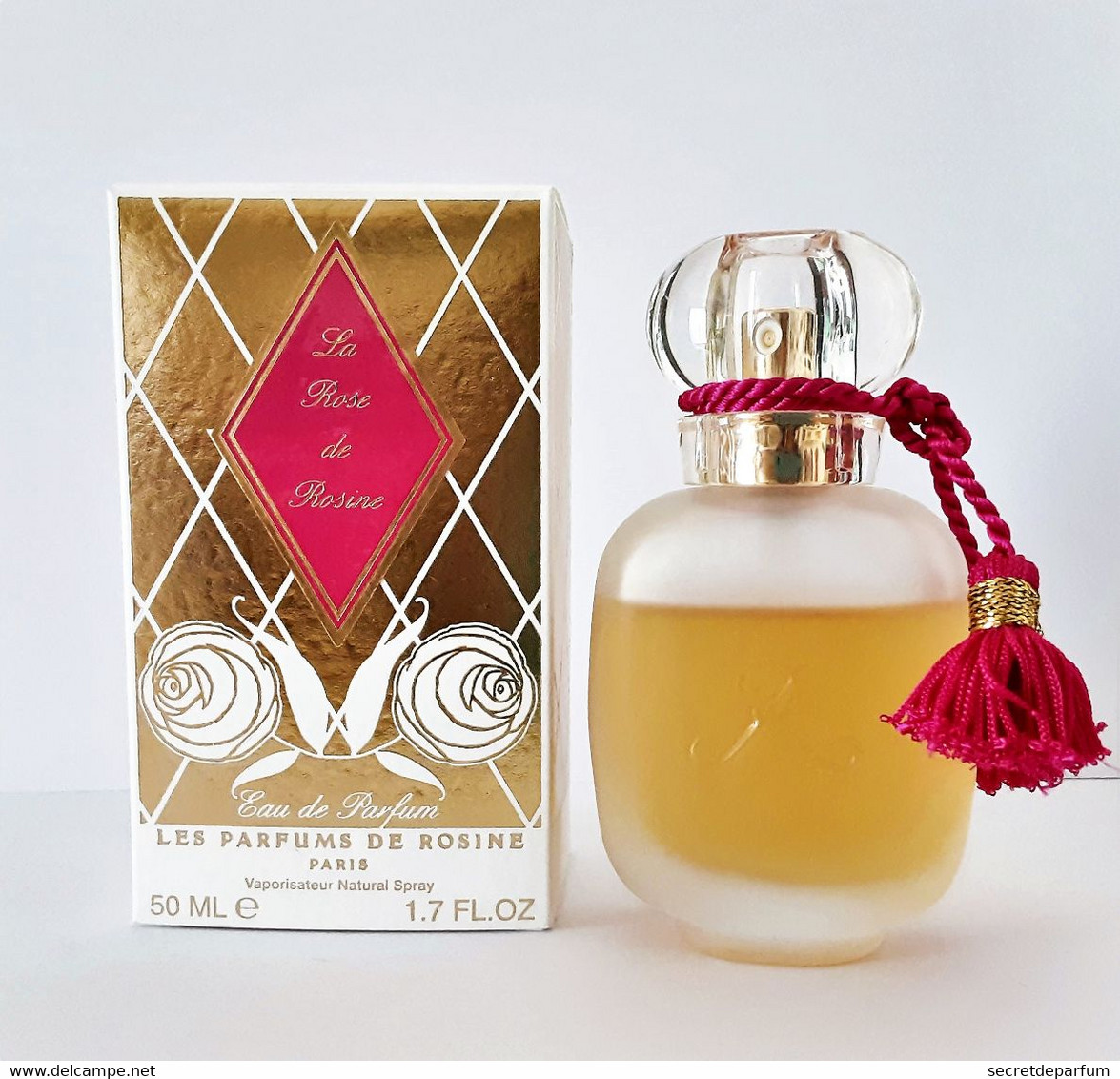 Flacon De Parfum   50 Ml  Spray  EDP  La Rose De Rosine  De "Les Parfums De Rosine"  Paris - Dames