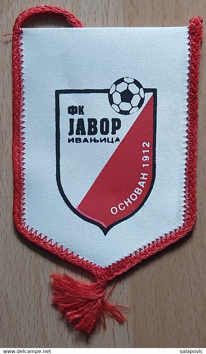 FK Javor Ivanjica Serbia Football Club  PENNANT, SPORTS FLAG  SZ74/64 - Kleding, Souvenirs & Andere