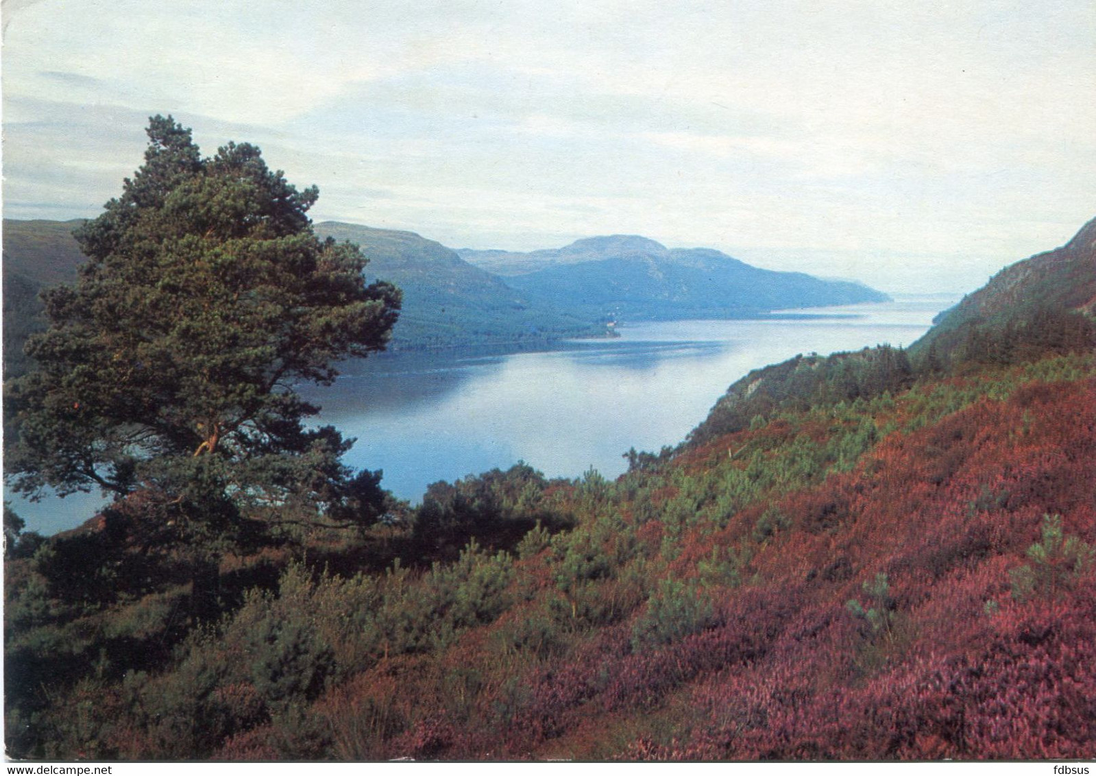 1977 Loch Ness From The South Road Near Fort Augustus - Ed. J. Arthur Dixon - REF 177 - Card To Belgium - Inverness-shire