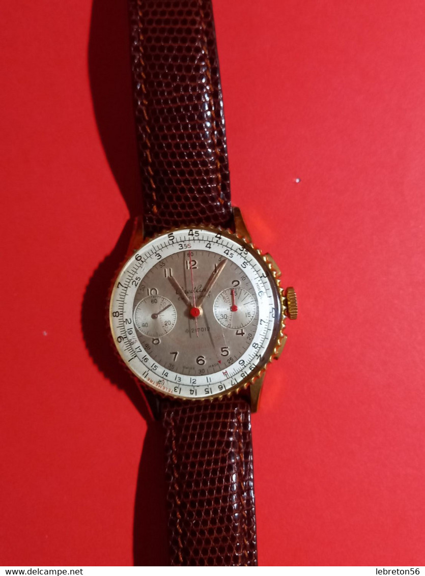 MONTRE HOMME Breitling Chronomat Ref: 769  Acier Et Or " Plaquée Or " X 5 Phots - Montres Haut De Gamme