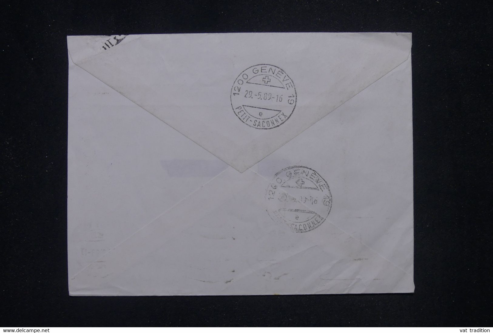 EGYPTE - Enveloppe Du Croissant Rouge Du Caire Pour La Croix Rouge De Genève En 1989 - L 141824 - Lettres & Documents