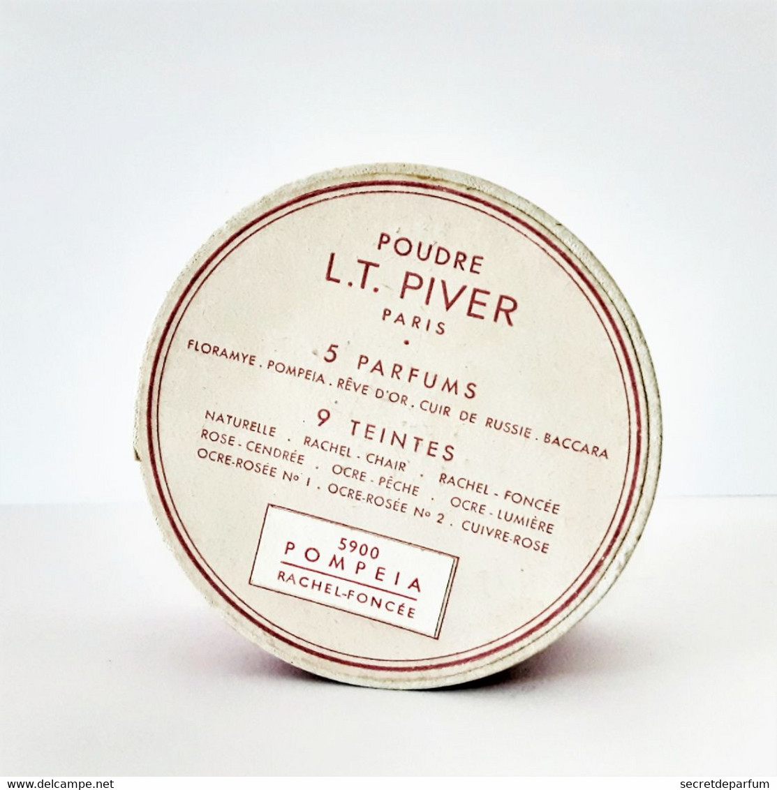 Boite à Poudre  POMPEIA  De  L.T. PIVER     RACHEL FONCÉE  PLEINE NEUVE + BOITE - Beauty Products