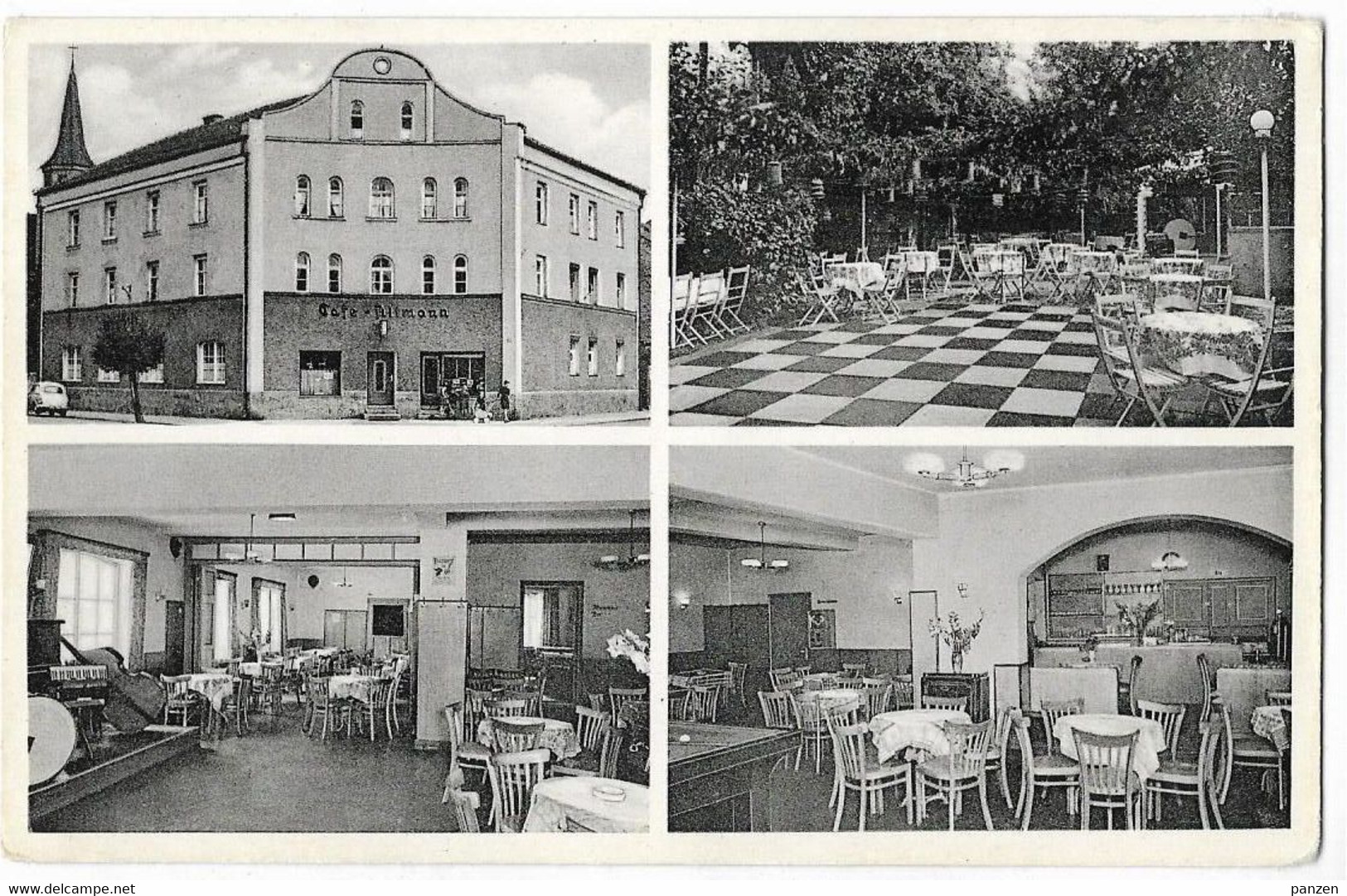 Germany Plattling Altmann Cafe Picture Postcard G.11 - Plattling