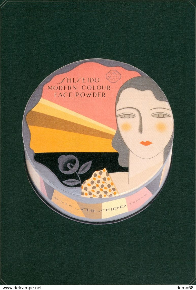 Shiseido Muséum Ayao Yamana Modern Colour Face Powder 1932 Femme Japon Japan Nippon Superbe Carte - Autres & Non Classés