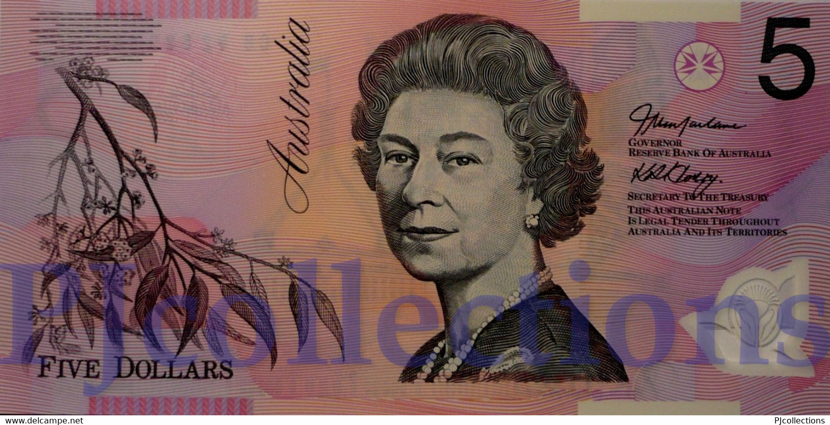 AUSTRALIA 5 DOLLARS 2002 PICK 51c POLYMER UNC - 1974-94 Australia Reserve Bank (paper Notes)