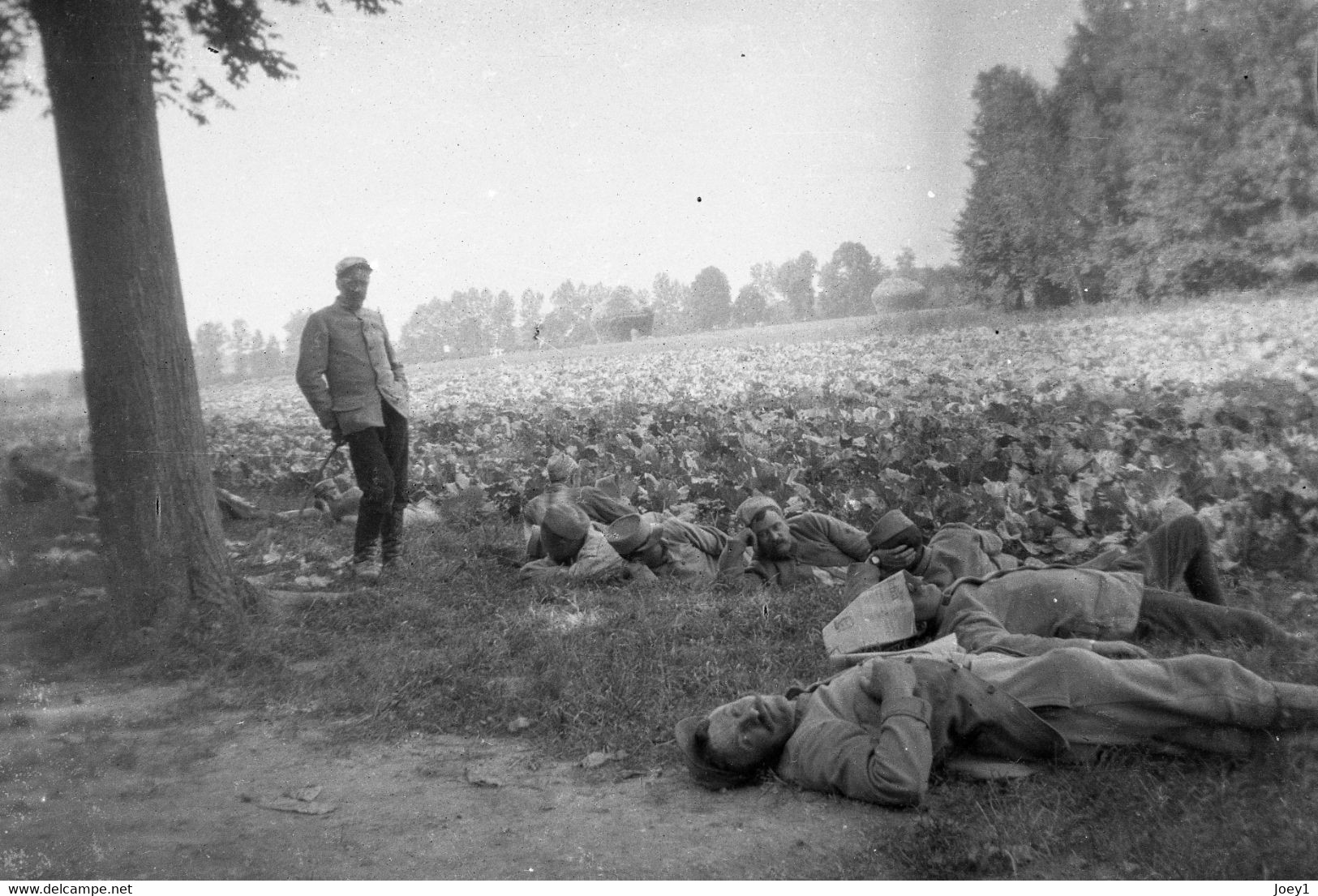 Photo Première Guerre Mondiale, Tirage Argentique Contemporain 18/24 - Guerra, Militari
