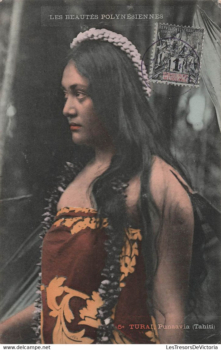 TAHITI - Les Beautés Polynésiennes - édit Gauthier - Turai Punaavia - Carte Postale Ancienne - - Tahiti