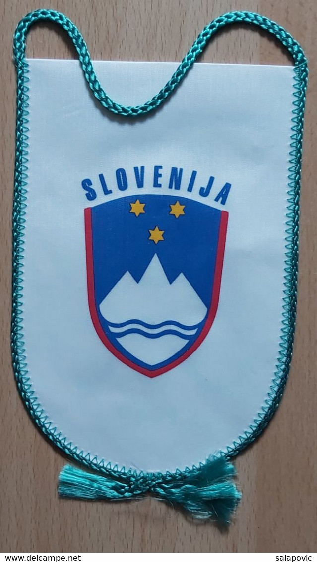 Slovenia Handball Federation Rukometna Zveza Slovenije PENNANT, SPORTS FLAG  SZ74/73 - Palla A Mano