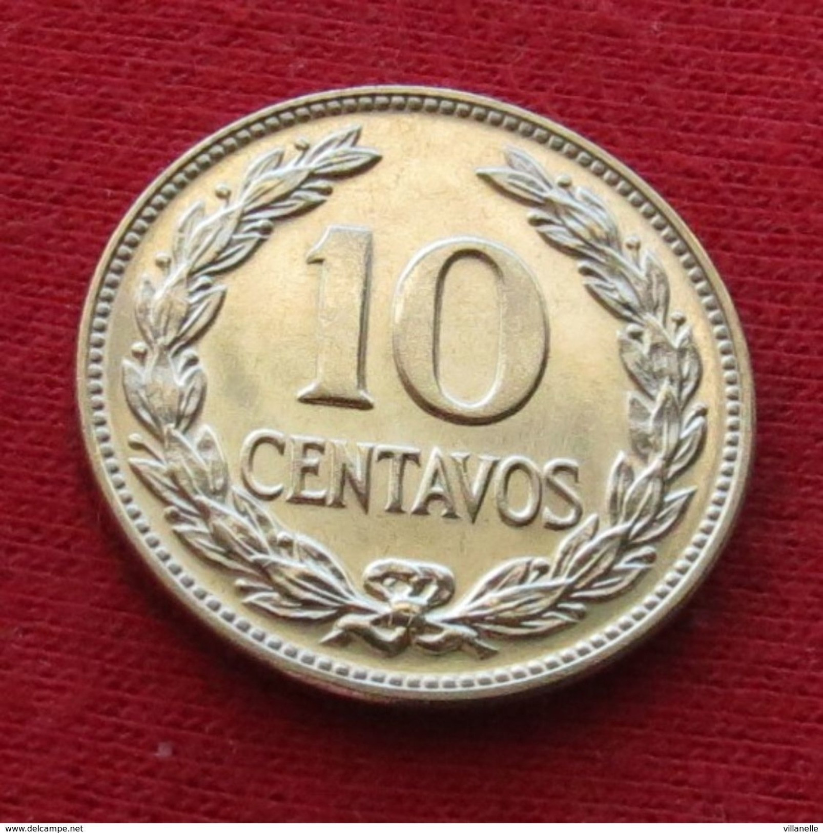 El Salvador 10 Centavos 1977 UNC ºº - El Salvador