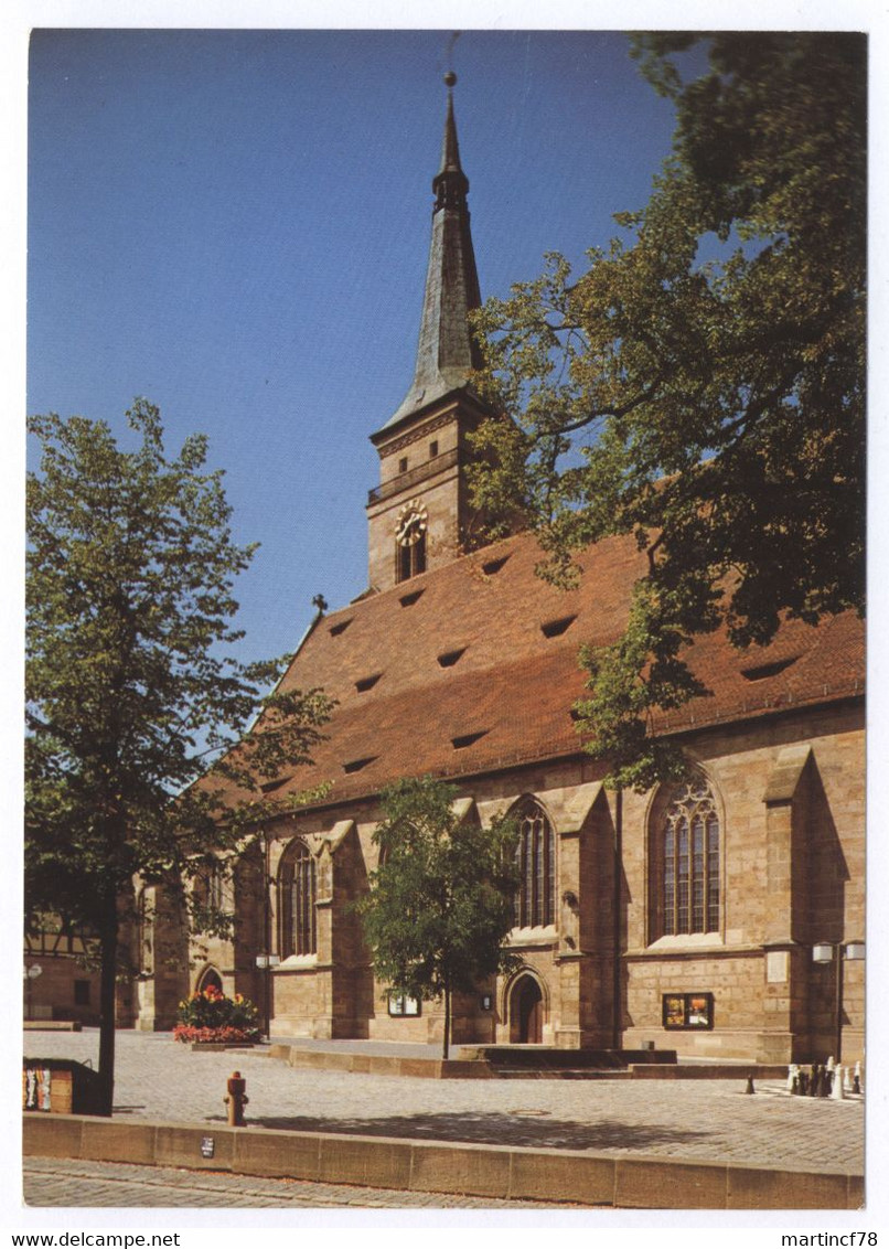 8540 Schwabach MFR. Martin-Luther Platz Und Stadtkirche - Schwabach