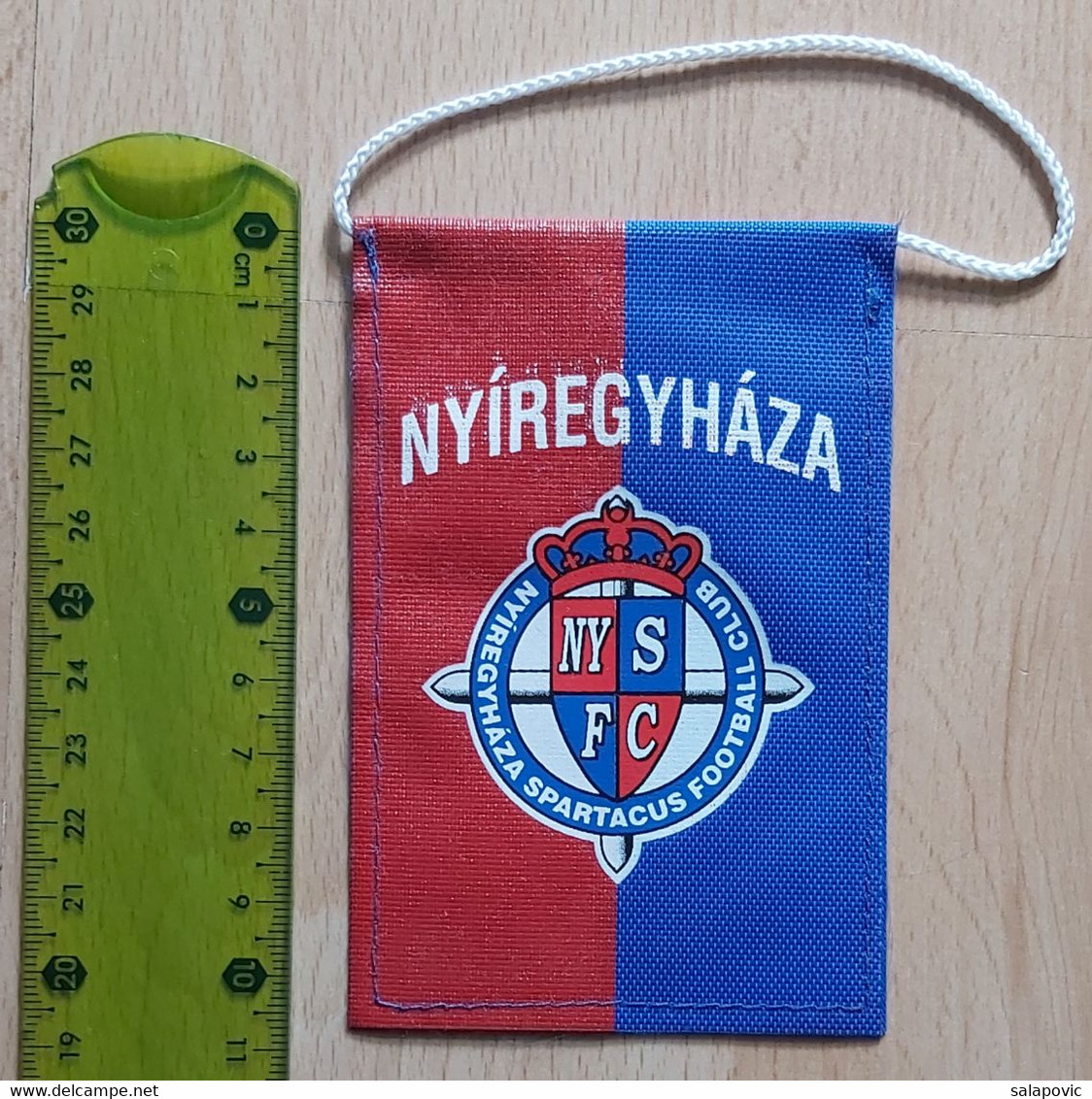 Nyíregyháza FC Hungary Football Soccer Club Fussball Calcio Futbol Futebol PENNANT, SPORTS FLAG  SZ74/71 - Bekleidung, Souvenirs Und Sonstige