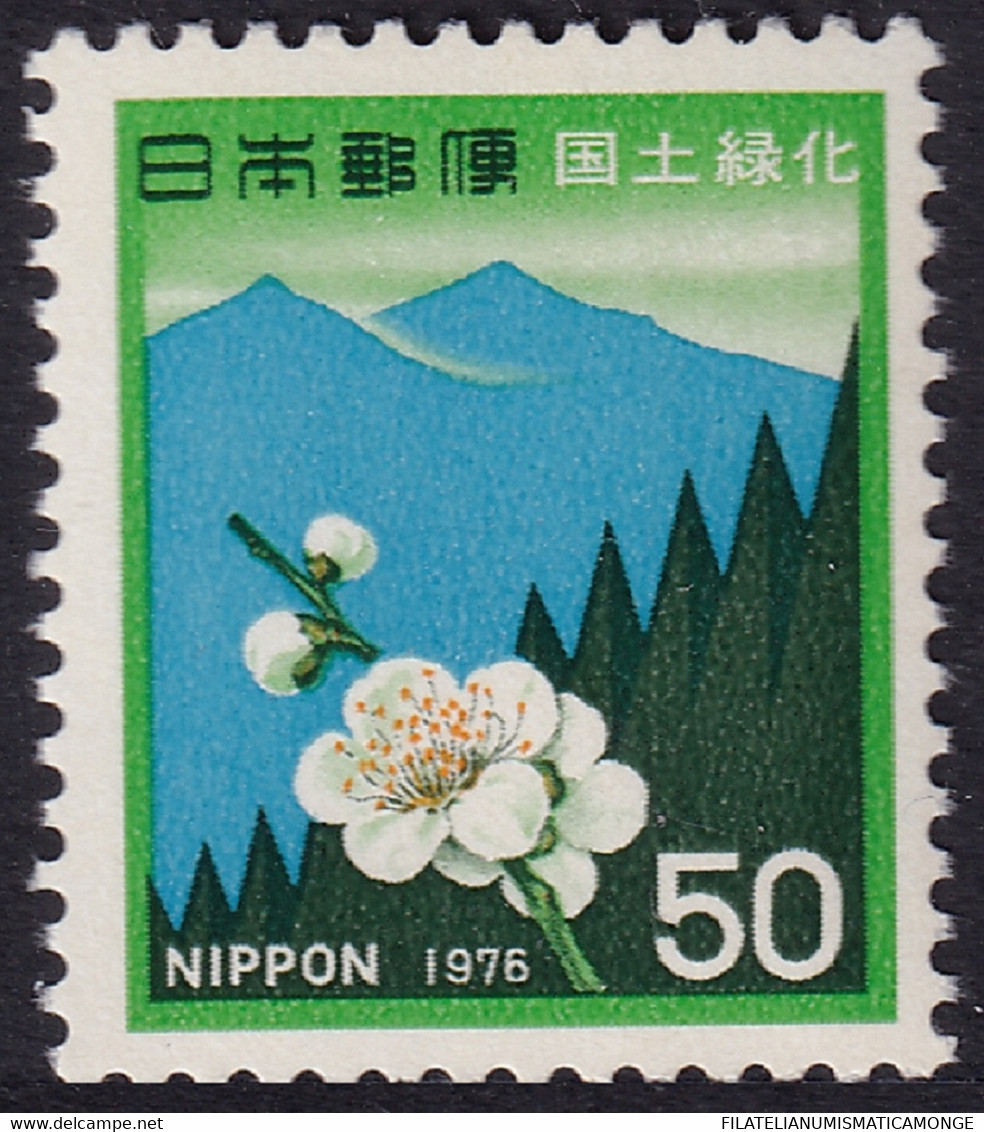 Japón 1976 Correo 1188 **/MNH Campaña Nacional De Reforestación. - Neufs