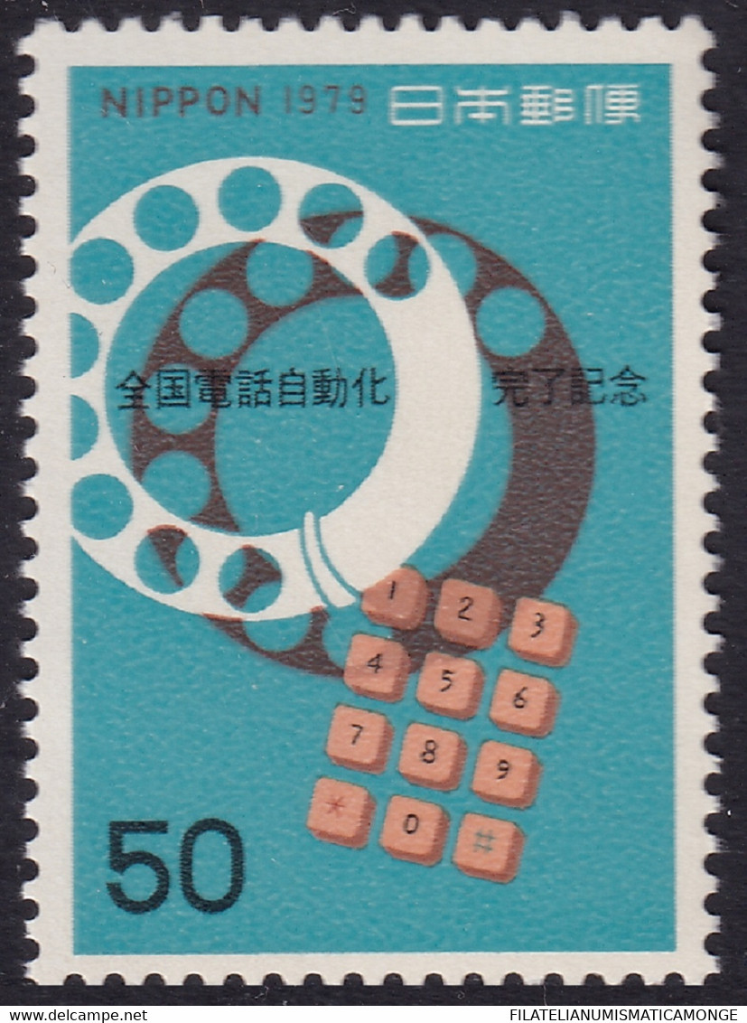 Japón 1979 Correo 1286 **/MNH Finalización De La Automatización Telefónica. - Neufs