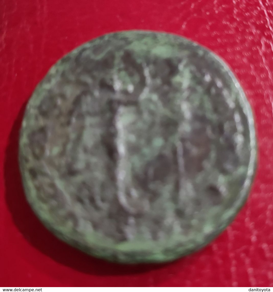 IMPERIO ROMANO. AÑO 72 D.C. DUPONDIO. TITO. PESO 10.7 GR.  REF A/F. - La Dinastia Flavia (69 / 96)