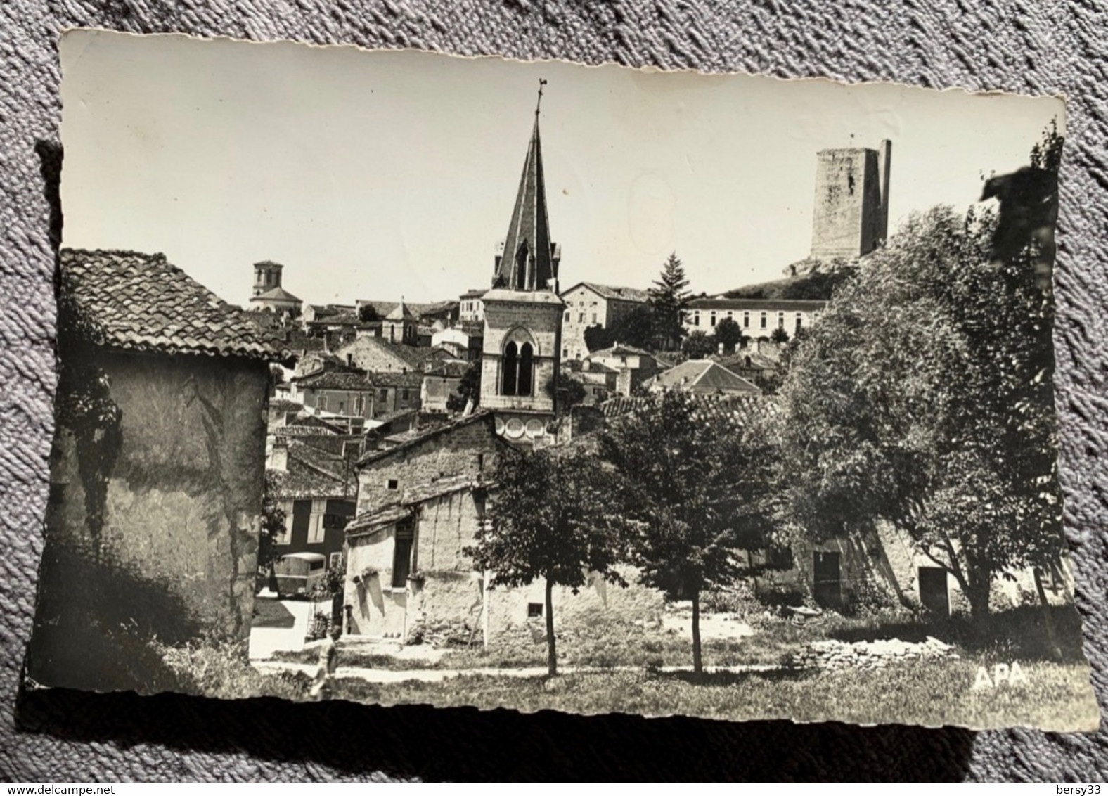 MONTCUCQ (Lot) - Perspective Sur Le Centre - Montcuq