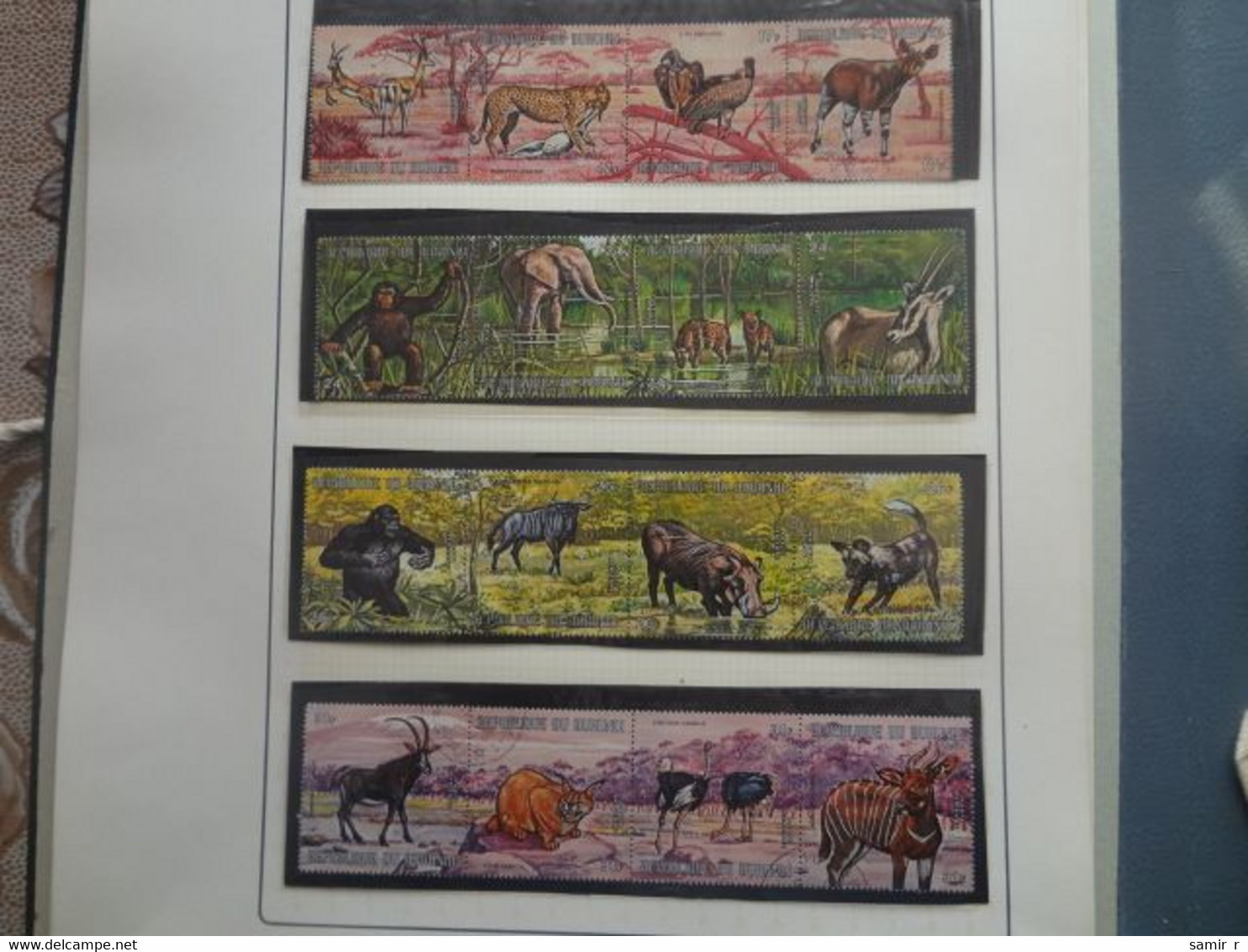 1971 Burundi	Animals (AL6) - Used Stamps