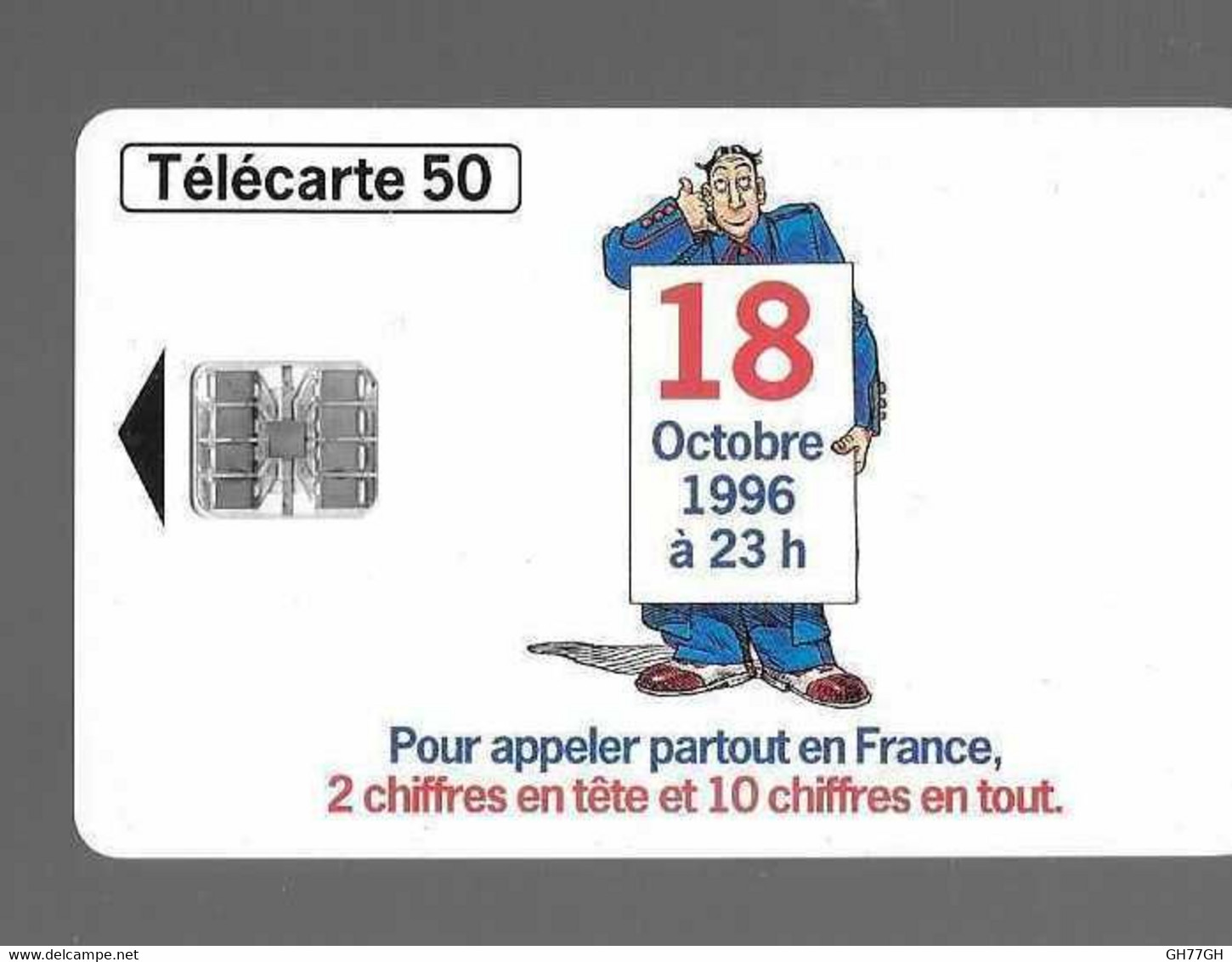 TELECARTE FRANCE TELECOM -numérotation à 10 Chiffres - Telecom