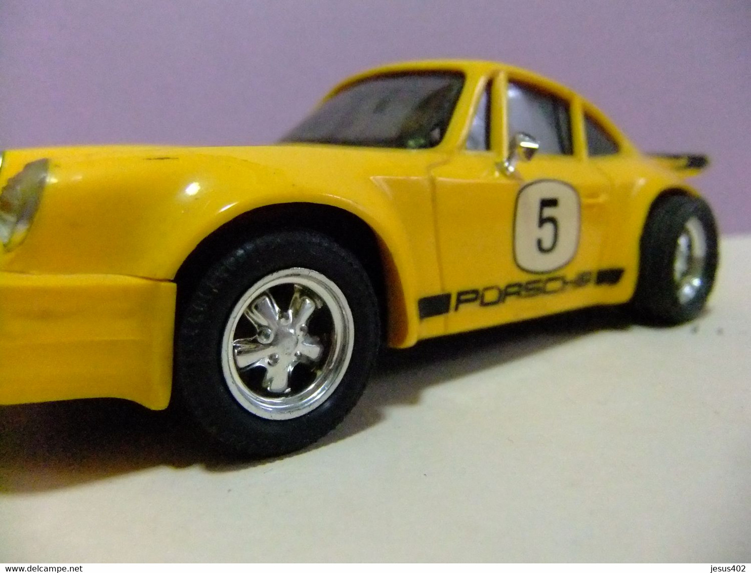 SCALEXTRIC EXIN PORSCHE 911 CARRERA RS AMARILLO 5 - Circuitos Automóviles