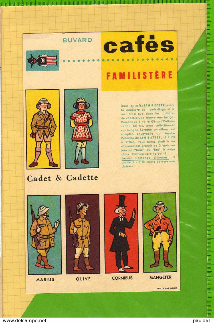 Buvard & Blotting Paper : Café Du FAMILISTERE - Coffee & Tea