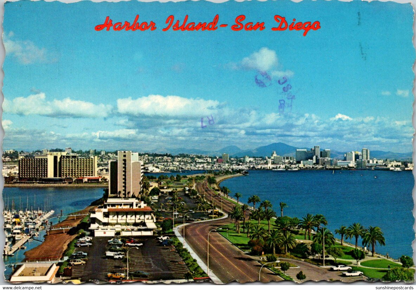 California San Diego Harbor Island 1977 - San Diego